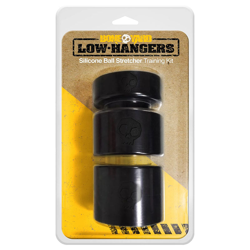 Boneyard Low Hangers - Black Silicone Ball Stretcher Training Kit C1 Releasing